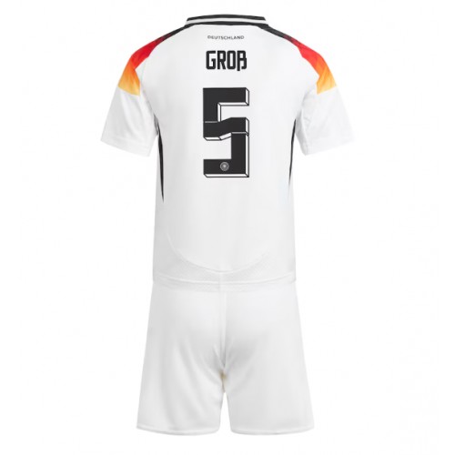 Dětský Fotbalový dres Německo Pascal Gross #5 ME 2024 Domácí Krátký Rukáv (+ trenýrky)